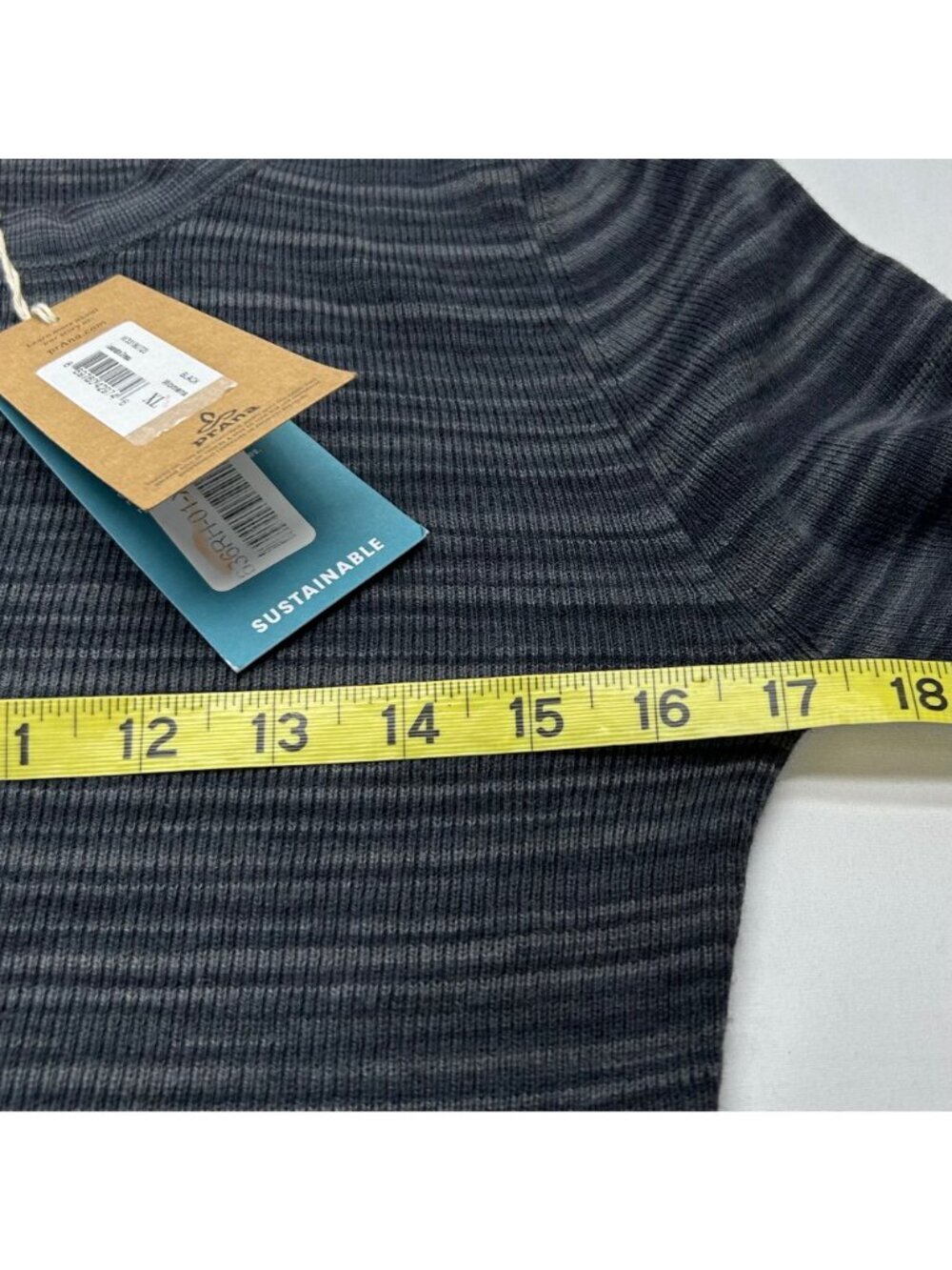 Prana Leandra Dress NWT Women's XL Black/Gray Button Front Placket - Picture 9 of 16